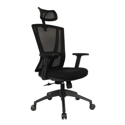 Ρυθμίσιμη κεφαλακή στήλη Mesh Chair Fabric Πολυλειτουργική Εργονομική High Back Boss Chair
