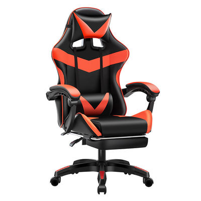 Gaslift BIFMA Passed Class 4 Chrome Gaslift PC Chair με στήριγμα κεφαλιού και οσφυϊκή στήριξη