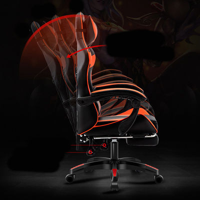 Gaslift BIFMA Passed Class 4 Chrome Gaslift PC Chair με στήριγμα κεφαλιού και οσφυϊκή στήριξη