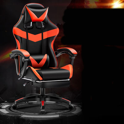 Gaslift BIFMA Passed Class 4 Chrome Gaslift PC Chair με στήριγμα κεφαλιού και οσφυϊκή στήριξη
