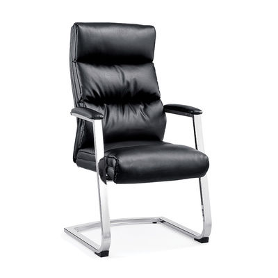 Αφεντικό Υπηρεσιακά Προμήθειες Μαύρη High Back Office Chair γνήσιο δέρμα και OEM για την εταιρεία