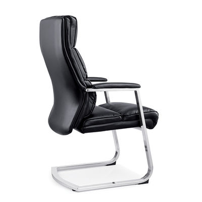 Αφεντικό Υπηρεσιακά Προμήθειες Μαύρη High Back Office Chair γνήσιο δέρμα και OEM για την εταιρεία