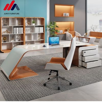 ISO9001/ISO14001 Πιστοποιημένο MDF Φαλακτικό Τραπεζαρίου Διοικητής Τραπέζι εργασίας Τραπέζι με συρτάρι