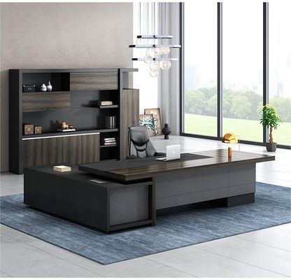 Πανεπιστήμιο MDF Luxury Executive Office Desk Set για εμπορικά έπιπλα CEO Office Table
