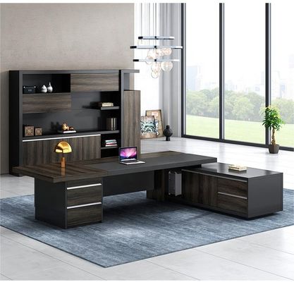 Πανεπιστήμιο MDF Luxury Executive Office Desk Set για εμπορικά έπιπλα CEO Office Table