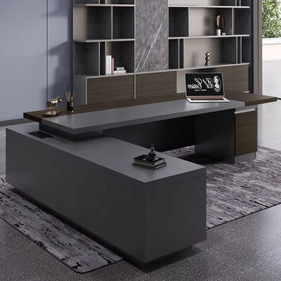 Πανεπιστήμιο MDF Luxury Executive Office Desk Set για εμπορικά έπιπλα CEO Office Table