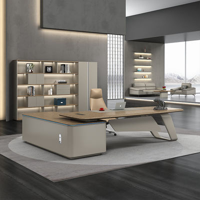 Τύπος Επιχειρήσεων Σύγχρονο Luxury Design Εκτελεστικό ξύλινο γραφείο Τραπέζι για Διευθύνοντα Σύμβουλο Γραφείο