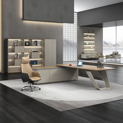 Τύπος Επιχειρήσεων Σύγχρονο Luxury Design Εκτελεστικό ξύλινο γραφείο Τραπέζι για Διευθύνοντα Σύμβουλο Γραφείο