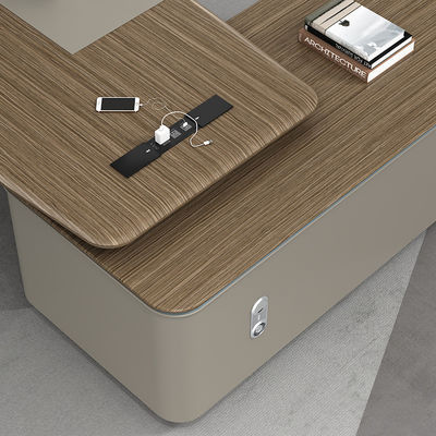Τύπος Επιχειρήσεων Σύγχρονο Luxury Design Εκτελεστικό ξύλινο γραφείο Τραπέζι για Διευθύνοντα Σύμβουλο Γραφείο