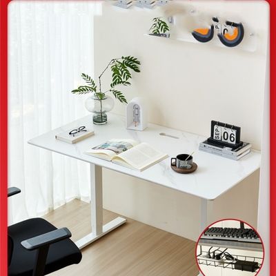 Εικονικό γραφείο με προσαρμόσιμη πλάκα και ηλεκτρικό ανελκυστήρα