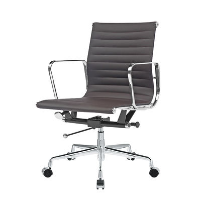 Διορθώσιμη ύψος Executive Office Chair με περιστρεφόμενους τροχούς και συνθετικό PU δέρμα