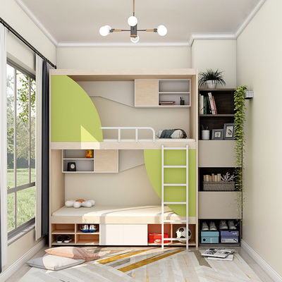 Χρηματοοικονομικό κρεβάτι ξενοδοχείου μοντέρνο μινιμαλιστικό στυλ σιδερένιο κρεβάτι με μεγάλο χώρο αποθήκευσης