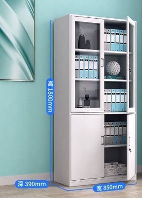 Σύγχρονη λευκή έπιπλα γραφείου ντουλάπι αρχειοθέτησης με πολλαπλά συρτάρια από χάλυβα αποθήκευση και κλειδαριά