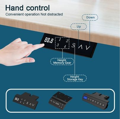 110V/230V Ταχύτητα εισόδου 38mm/s Κινητός σταθμός εργασίας για γραφεία εταιρειών και οικιακές ανάγκες μελέτης