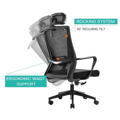 Η άνετη Executive Ergonomic Mesh καρέκλα γραφείου για συναντήσεις επισκεπτών και συνέδρια