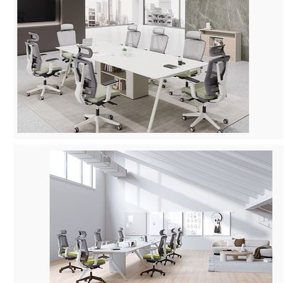 Σύγχρονη μπλε και μαύρη Executive Swivel Office Task Chair για εργονομικό σταθμό εργασίας