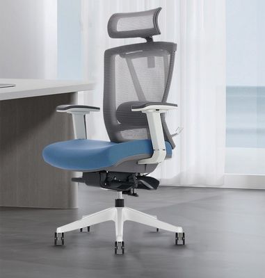 Σύγχρονη μπλε και μαύρη Executive Swivel Office Task Chair για εργονομικό σταθμό εργασίας