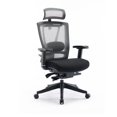 Σύγχρονη μπλε και μαύρη Executive Swivel Office Task Chair για εργονομικό σταθμό εργασίας