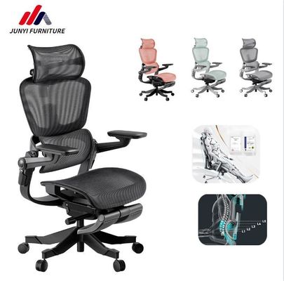 Προσαρμοσμένη καρέκλα γραφείου Boss Swivel με ρυθμιζόμενο υποστήριγμα ποδιών και υποστήριγμα χεριών από μέταλλο αλουμινίου