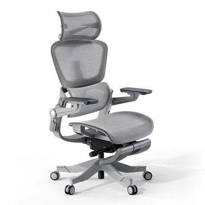 Προσαρμοσμένη καρέκλα γραφείου Boss Swivel με ρυθμιζόμενο υποστήριγμα ποδιών και υποστήριγμα χεριών από μέταλλο αλουμινίου